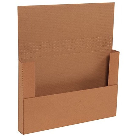Bsc Preferred 17-1/4 x 11-1/4 x 2'' Kraft Easy-Fold Mailers, 50PK BUY00014648